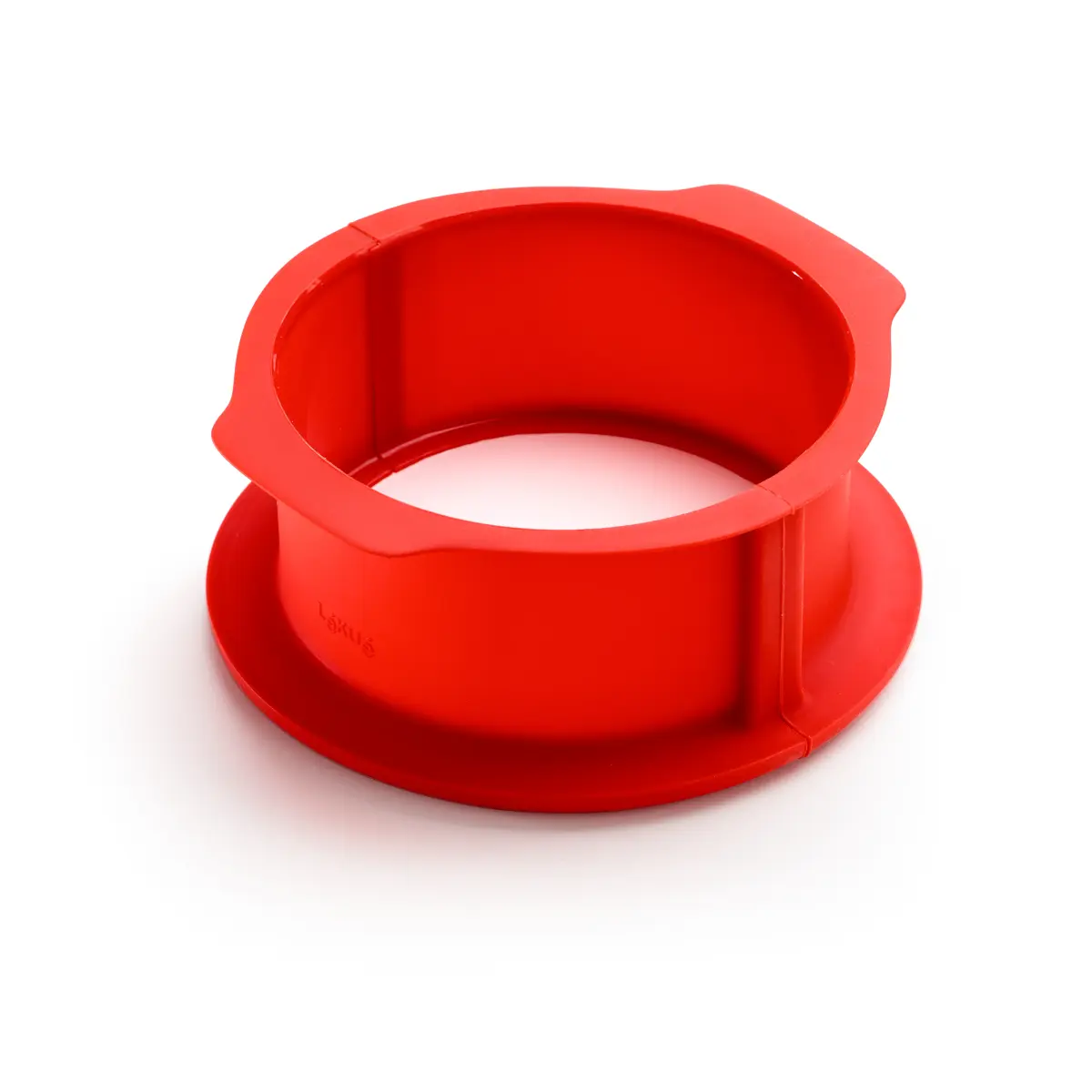 Lékué charlotte springform med fat 18 cm, Rød