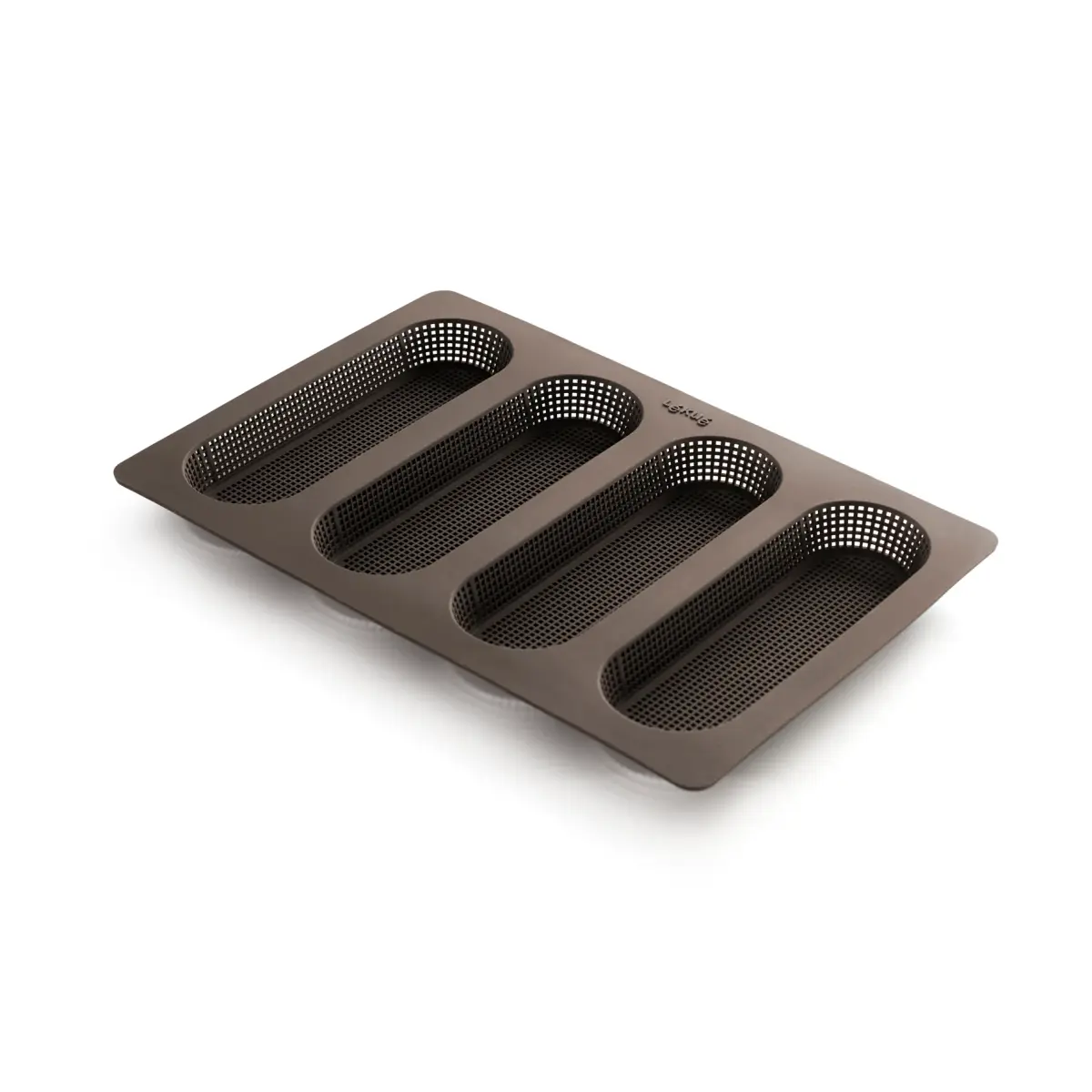 Lékué mini baguetteform i silikon, Brun