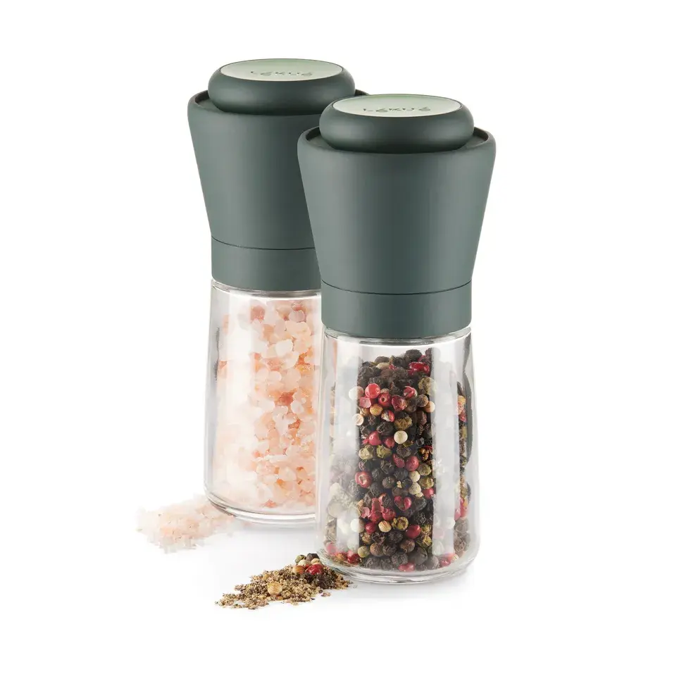 Lékué salt- og pepperkvern 2-pk, Grå