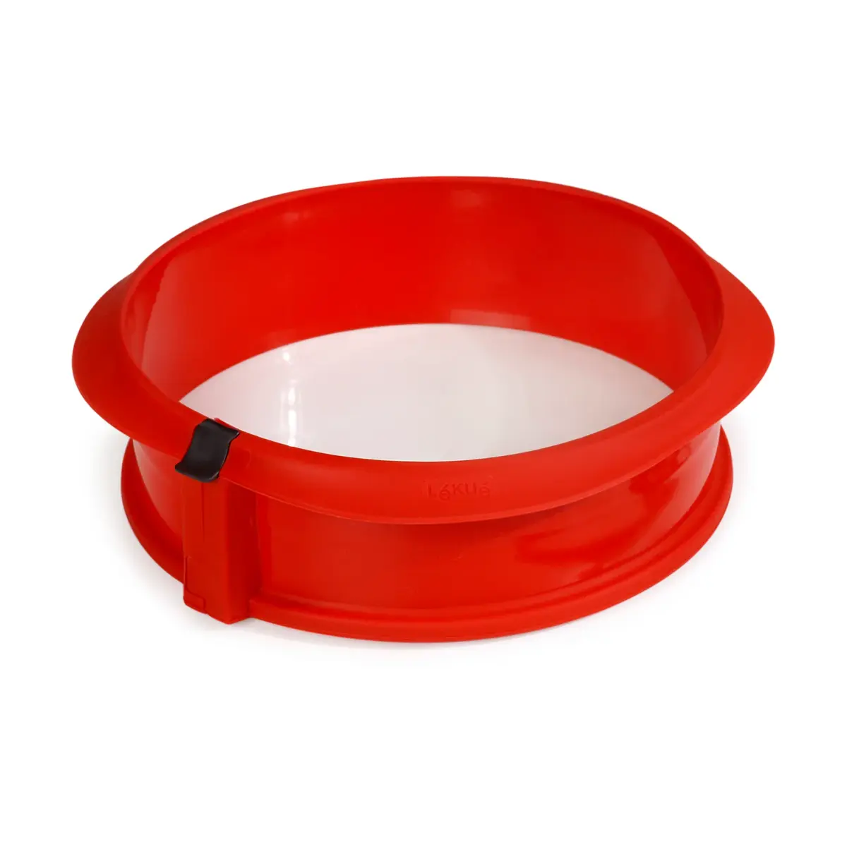 Lékué springform med fat, rød, 23 cm