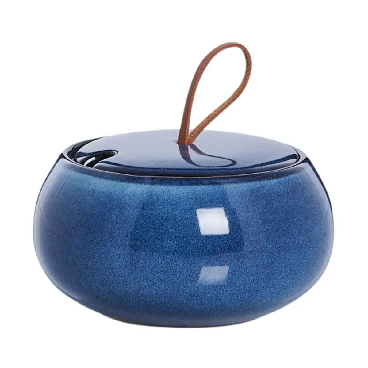 Amera sukkerskål med lokk Ø 13 cm, Blue