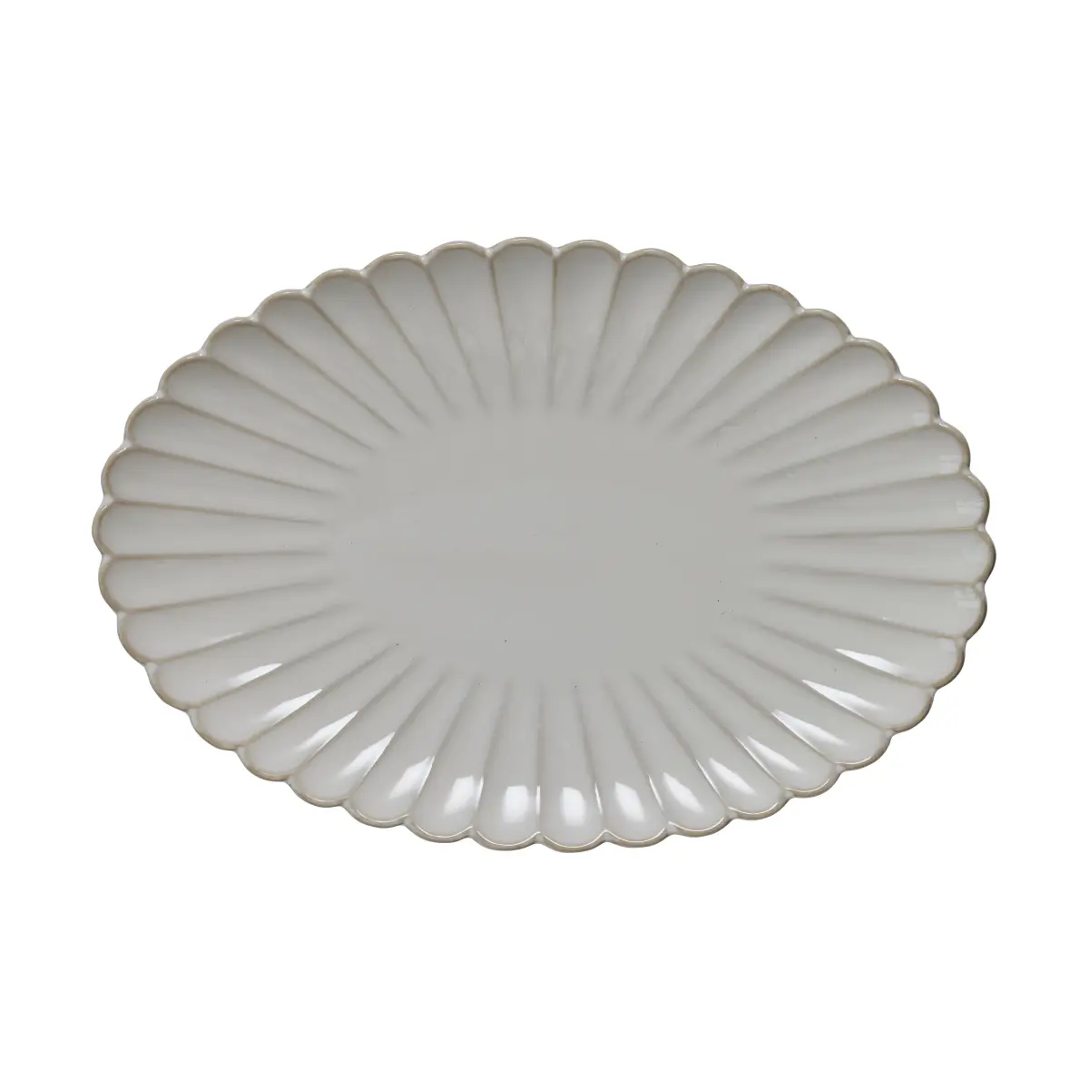 Camille serveringsfat 30,5x21 cm, Off White