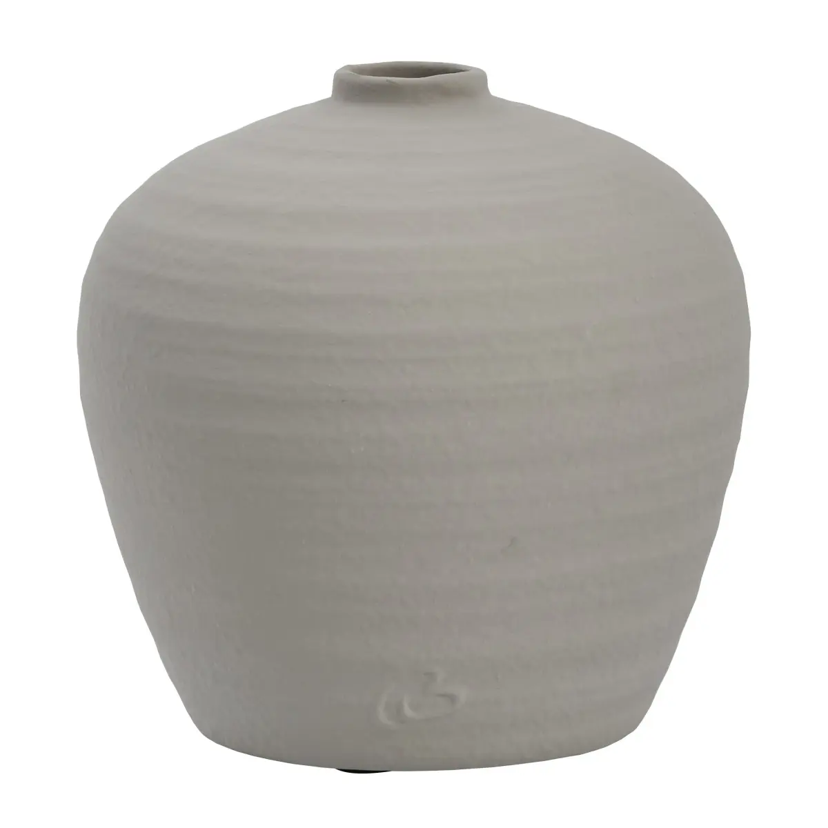Catia vase 20 cm, Sølvgrå