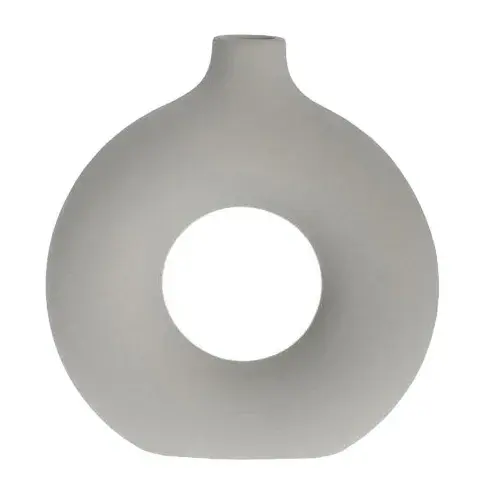 Catia vase 23,5 cm, Sølvgrå