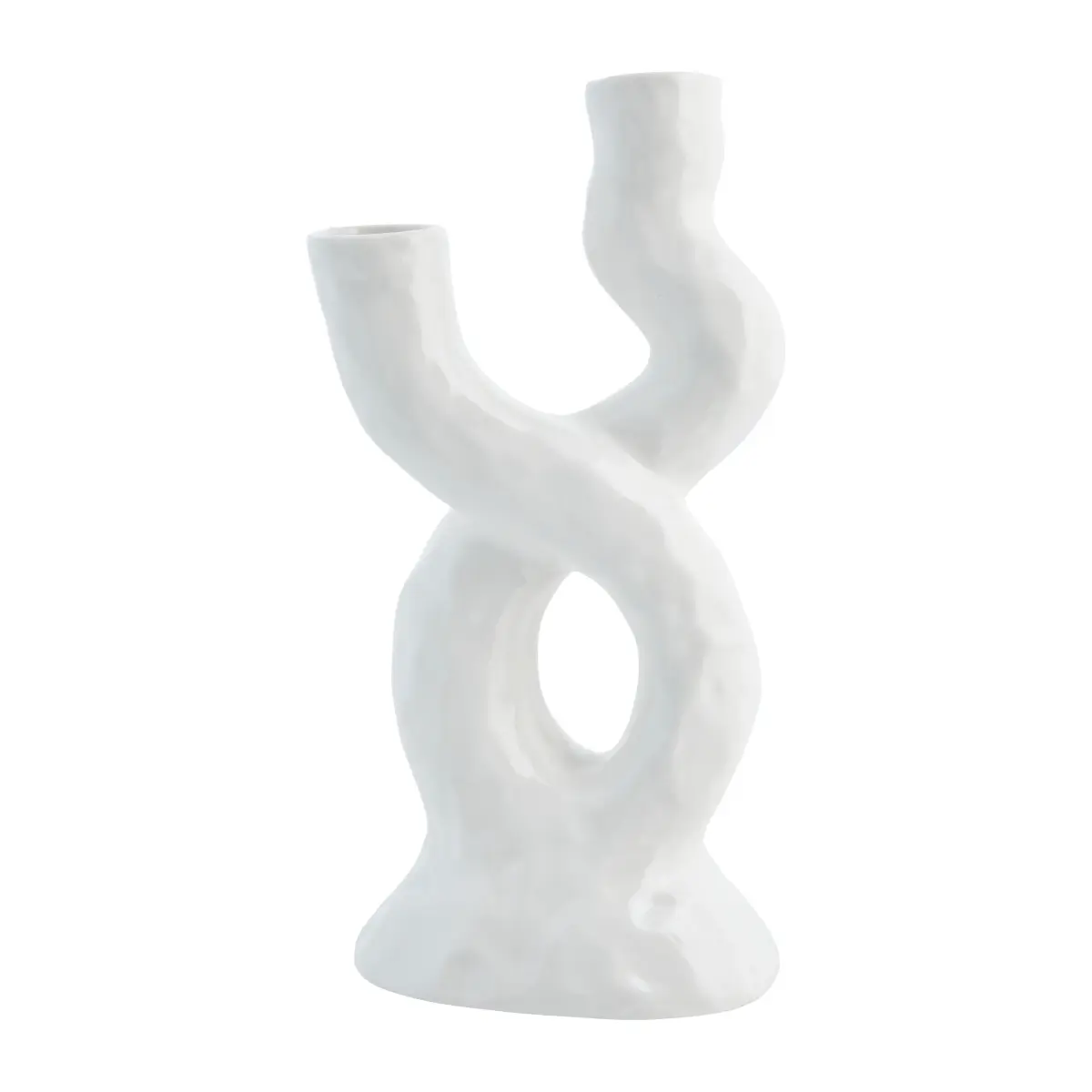 Corille vase 25 cm, White