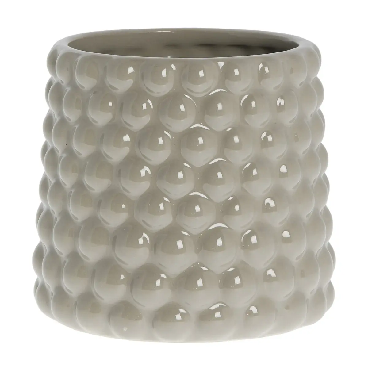 Dotsie krukke Ø 14 cm, Grey