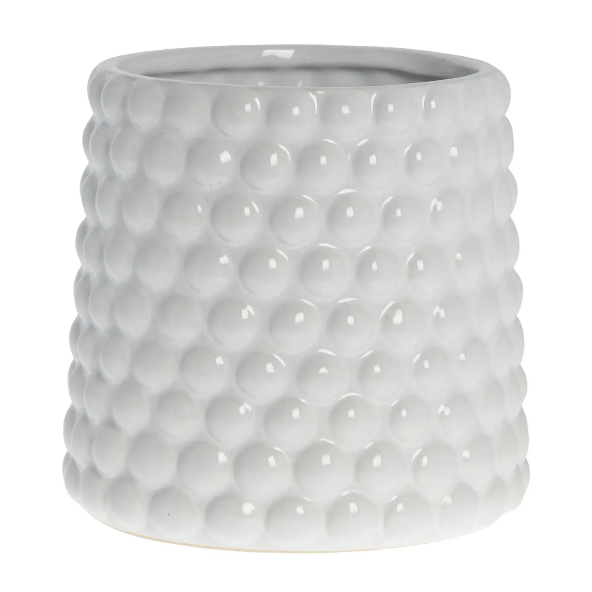 Dotsie krukke Ø 20 cm, White