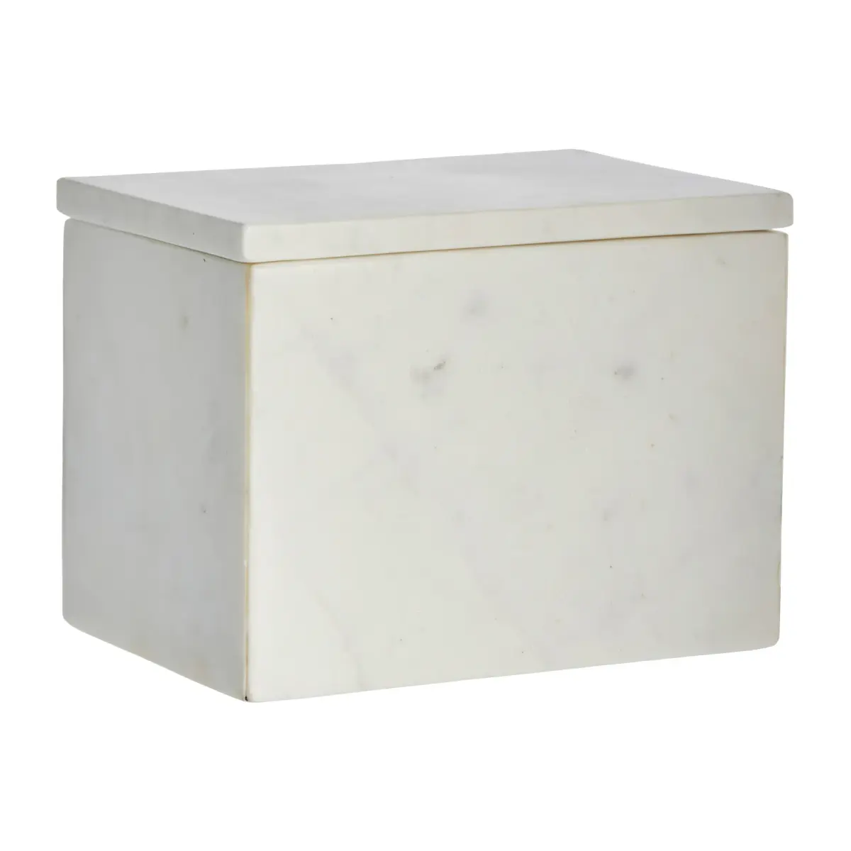 Ellia oppbevaringsboks marmor 16,5 x 11,5 cm, White