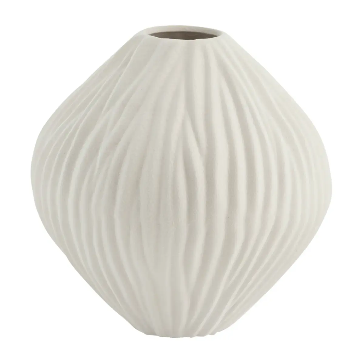 Esmia dekorasjonsvase 21 cm, Off white
