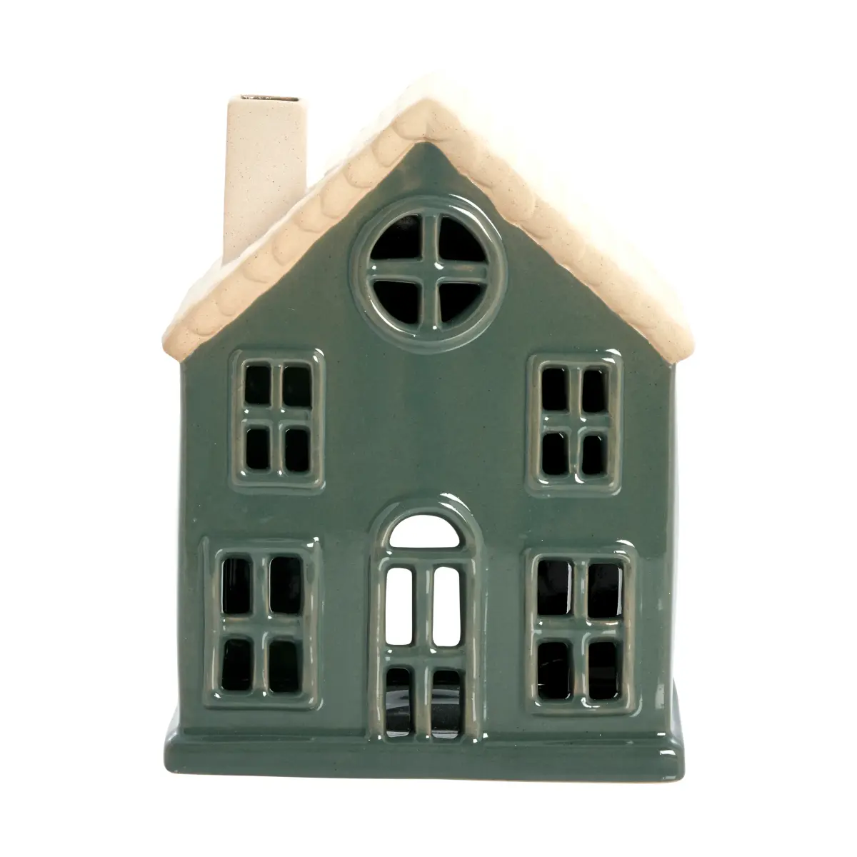 Hollia dekorasjonshus 18 cm, Dark green