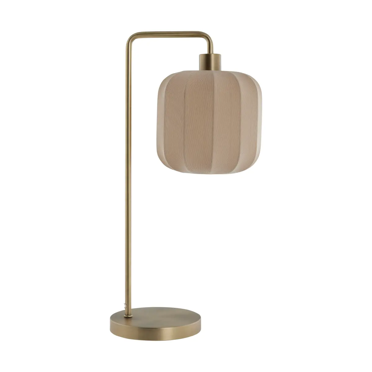 Sashie bordlampe H58 cm, Linen-Light Gold