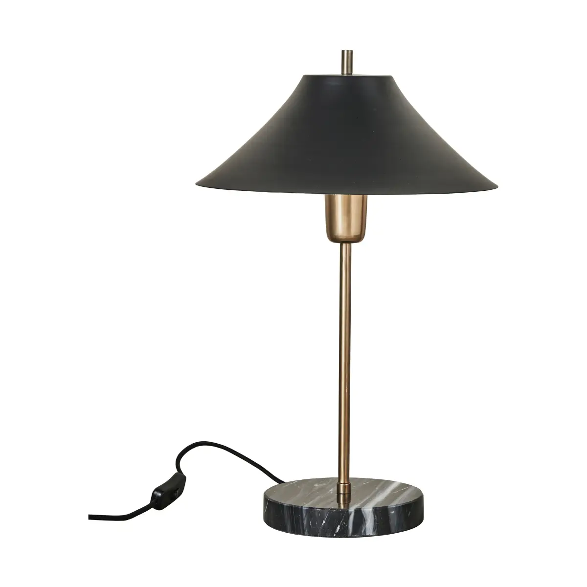 Sofia bordlampe 52 cm, Black-Light Gold
