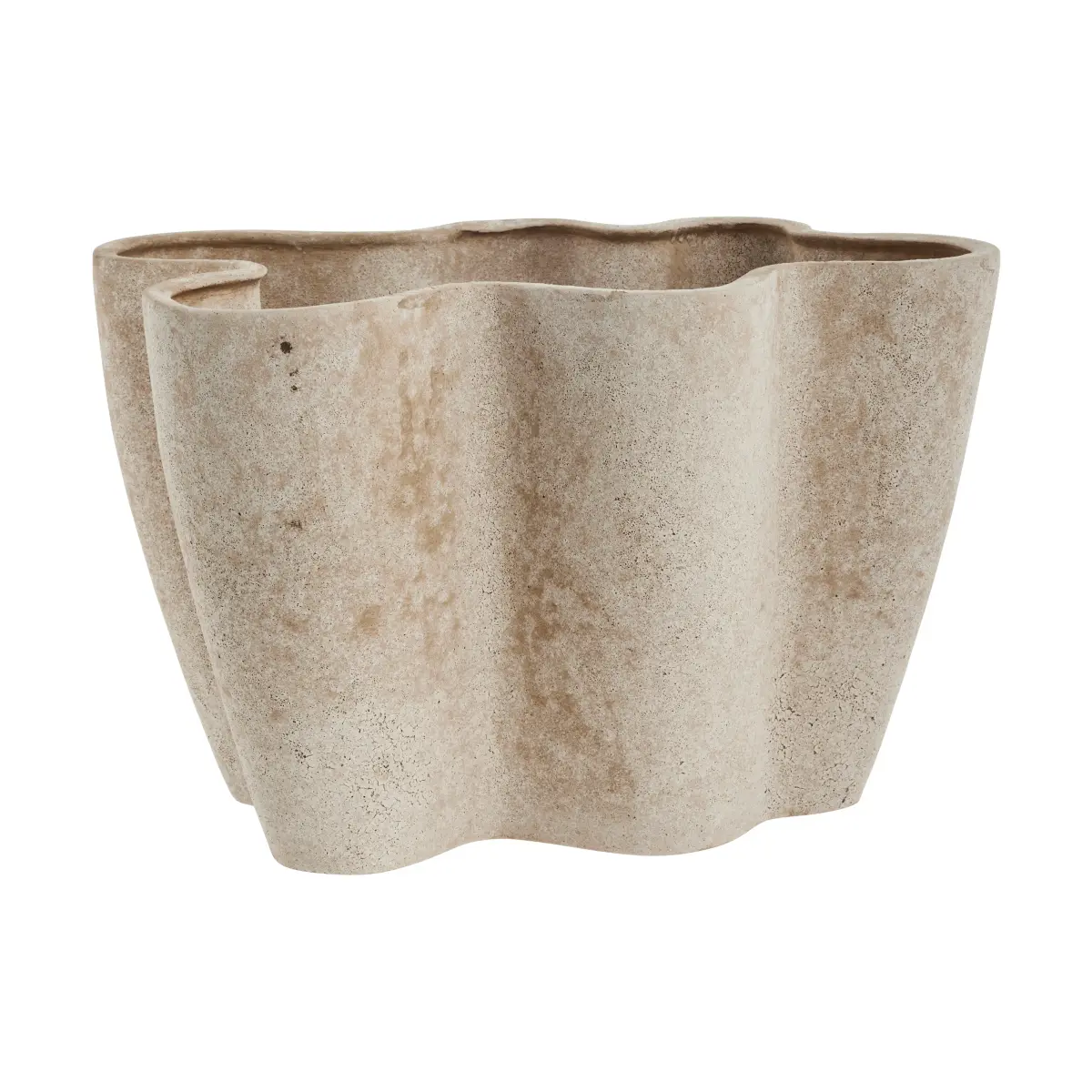 Valina potte H21 cm, Linen