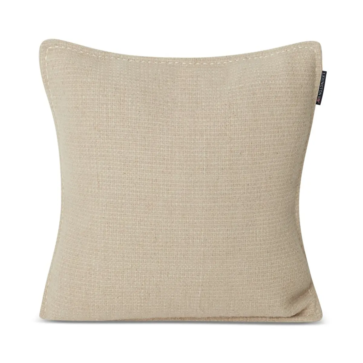Structured Wool Cotton miks putetrekk 50 x 50 cm, Off-white