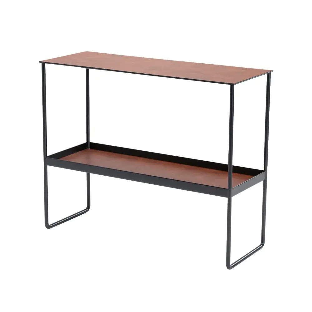 Console Bull avlastningsbord, cognac