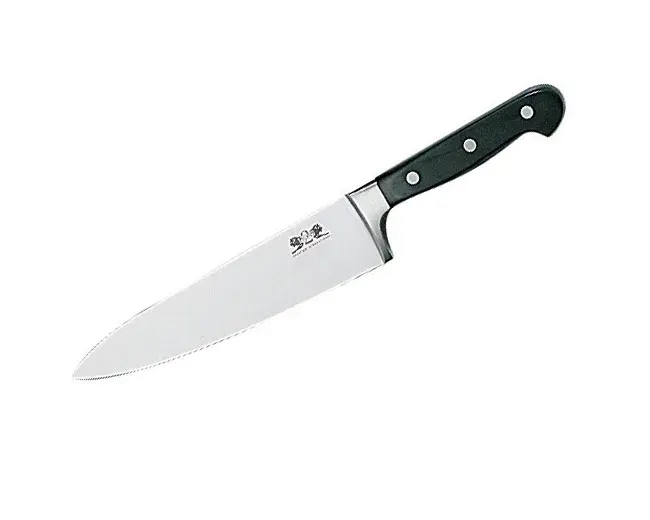 Pluton kokkekniv 20 cm, Stål-svart