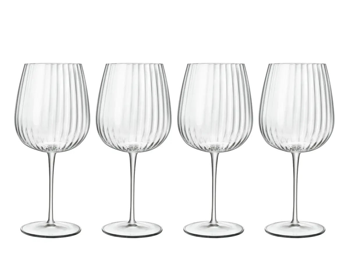 Gin & tonic glass burgundy Optica 4-pakning, 75 cl