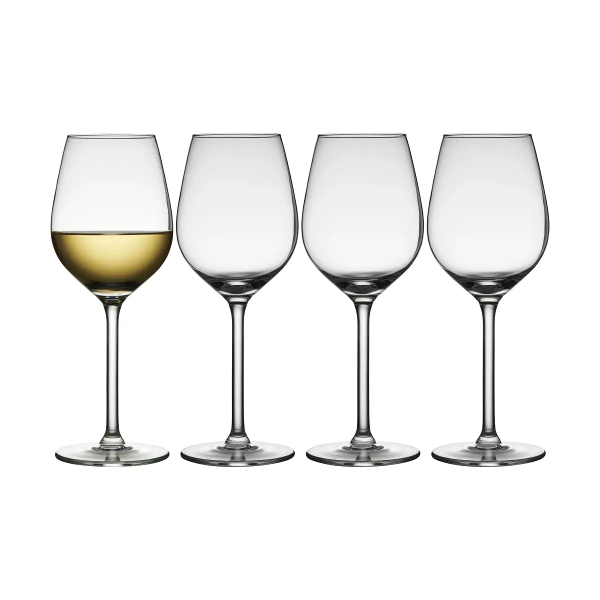 Juvel hvitvinsglass 38 cl 4-pakning, Klar