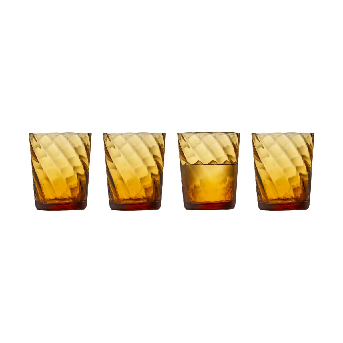 Vienna vannglass 30 cl 4-pakning, Amber