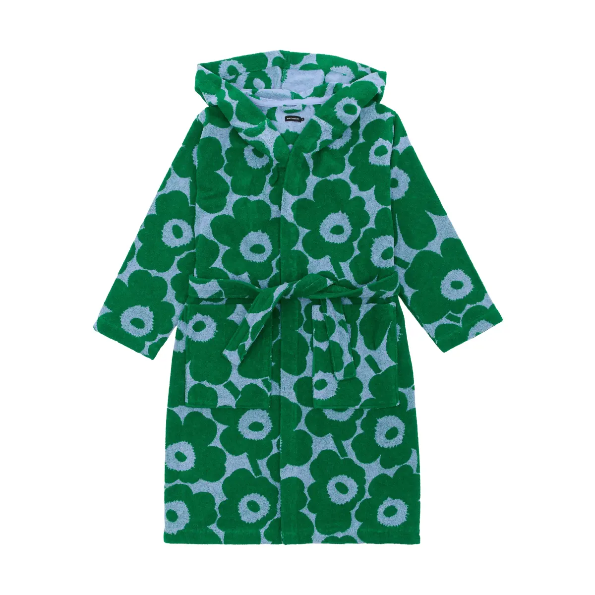 Pieni Unikko badekåpe M, Light blue-green