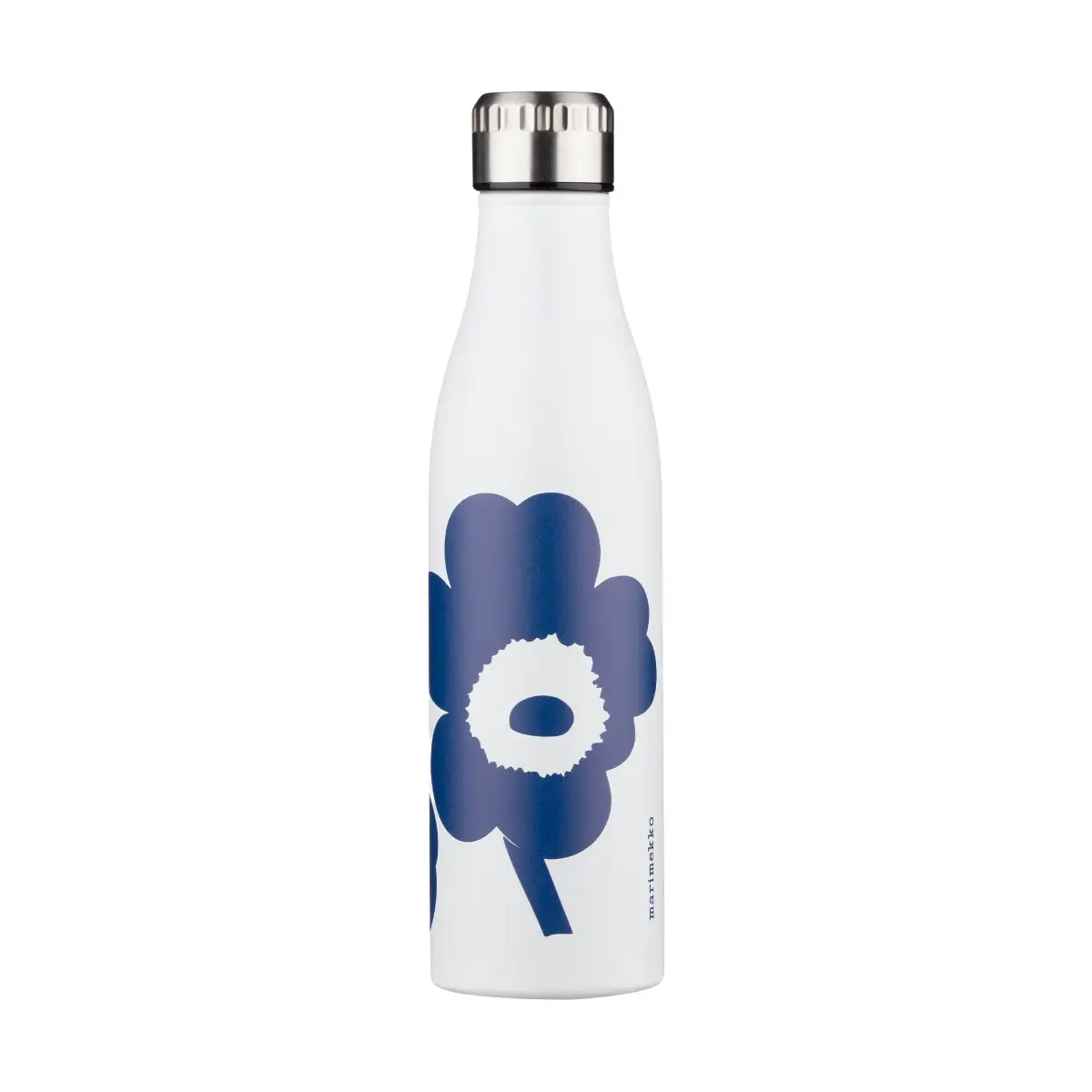Unikko vannflaske, White-blue, 0,5 L