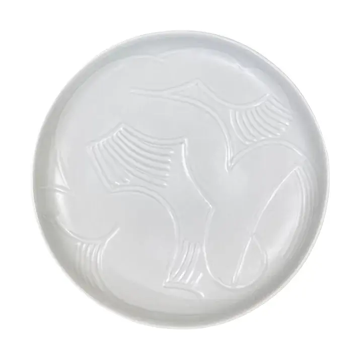 Vildmo tallerken Ø32 cm, Terra-white
