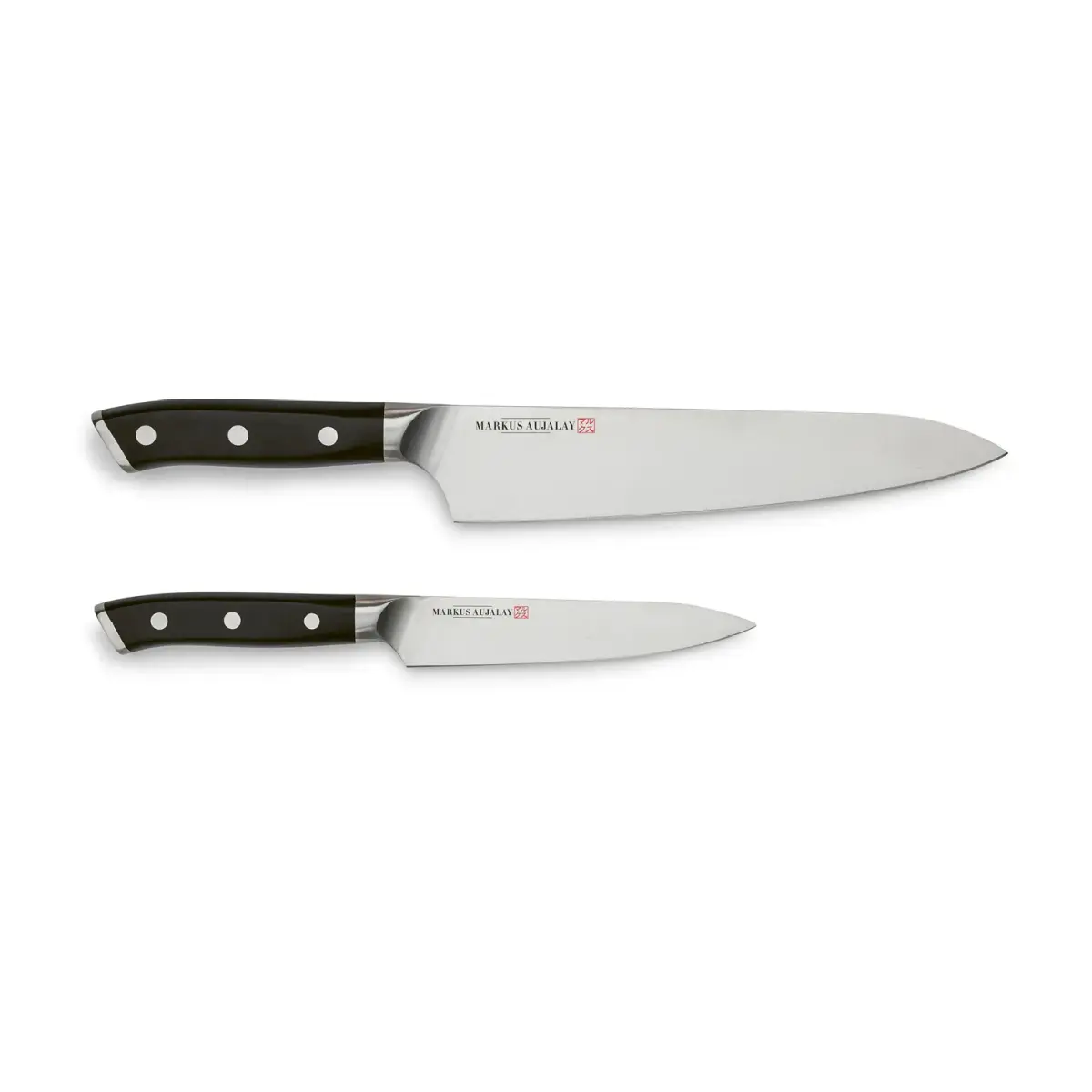 Markus Classic japansk knivsett, Kokkekniv og skrellekniv