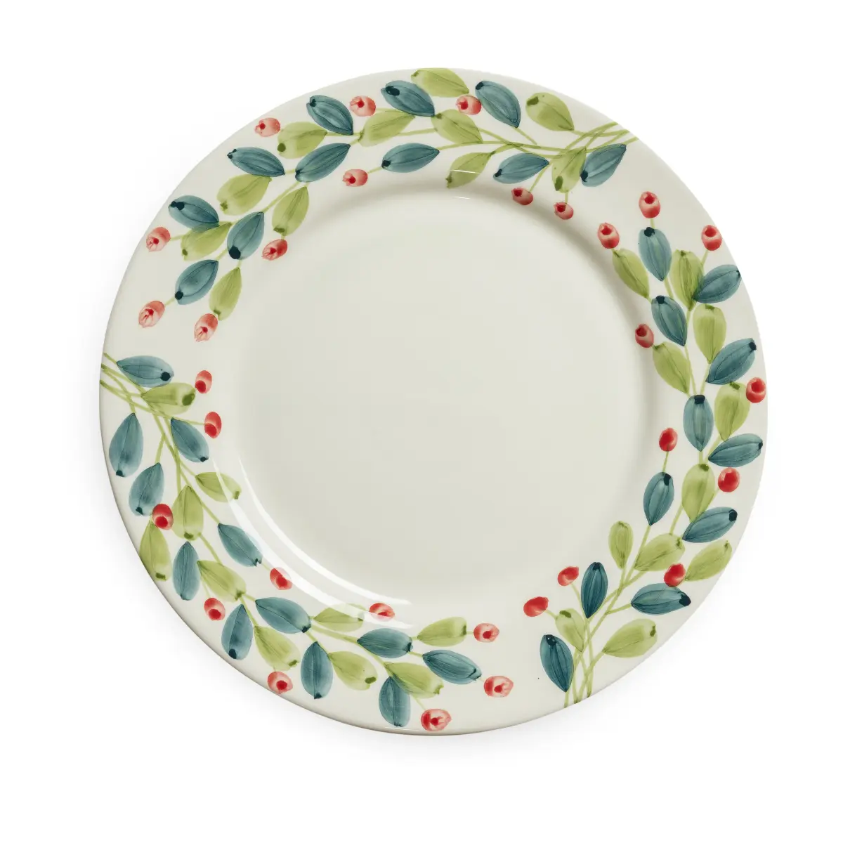 Basic julefat Ø37,5 cm, Hvit-multi