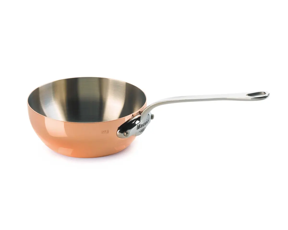 Sautépanne avrundet M'150S 2 l, Kobber-stål