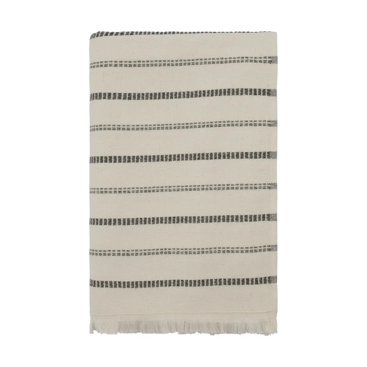 True badehåndkle, Off-White-svart, 70x140 cm