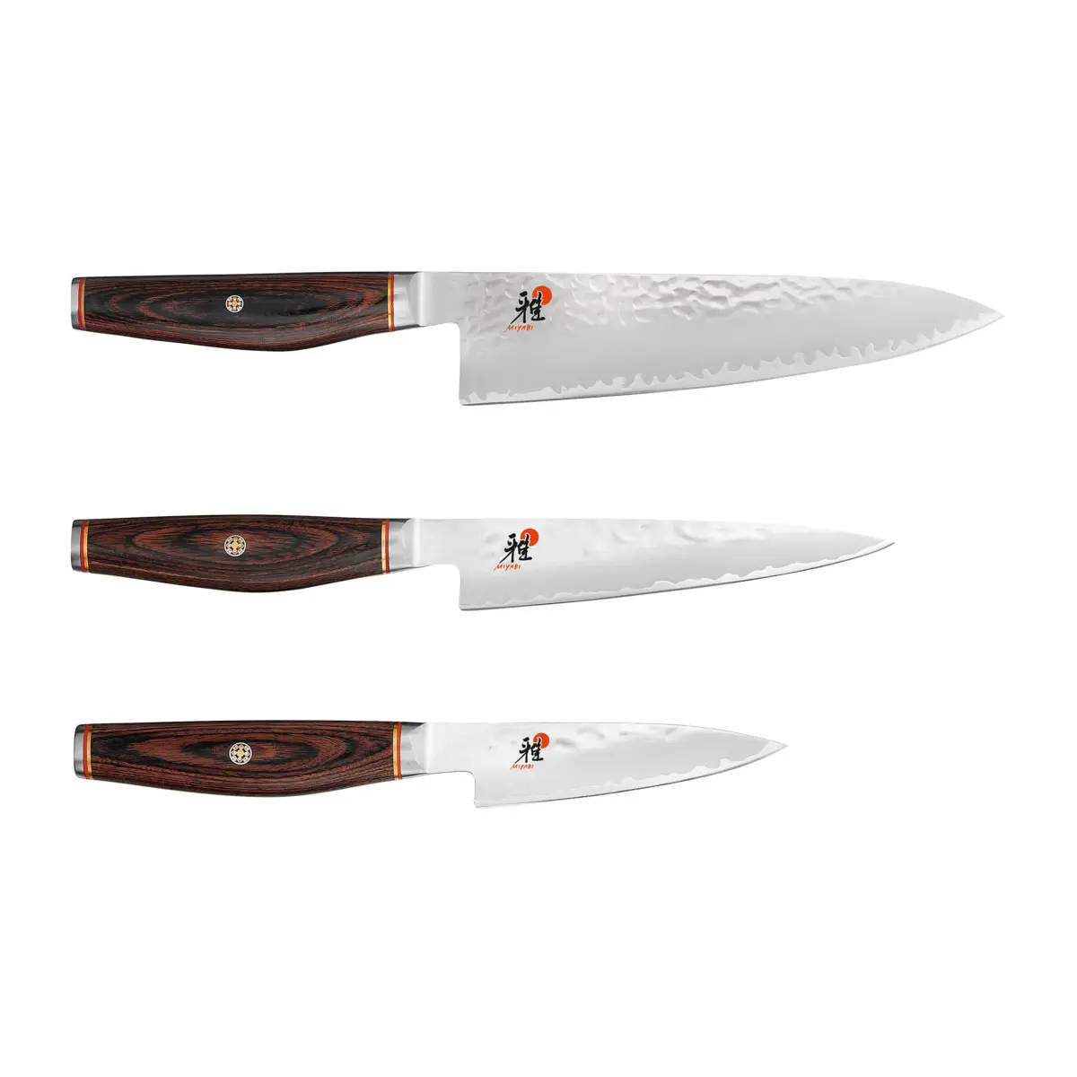 Miyabi Artisan 6000MCT knivsett 3 deler, Tre