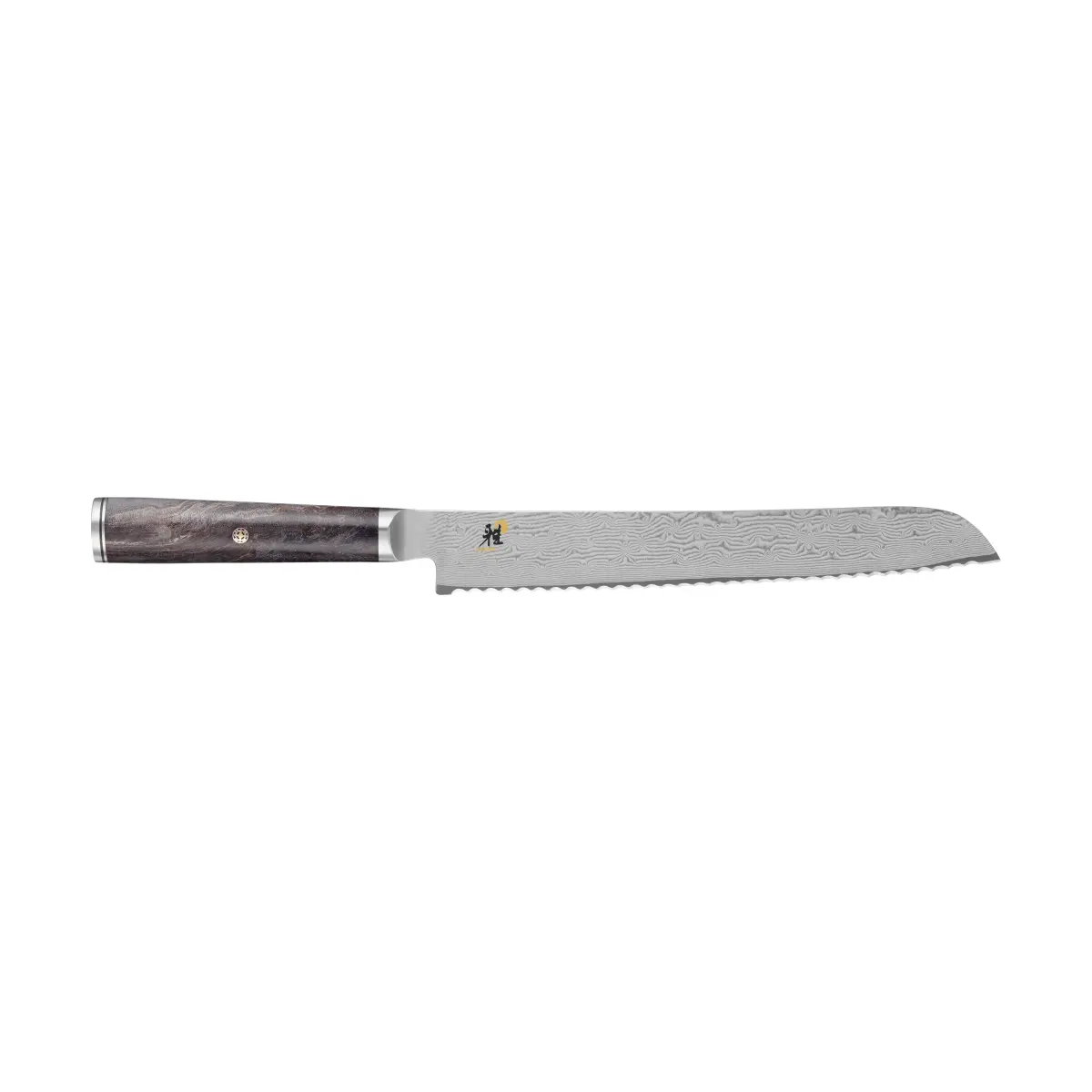 Miyabi Black 5000MCD 67 brødkniv 23 cm, Damaskus-svart lønn