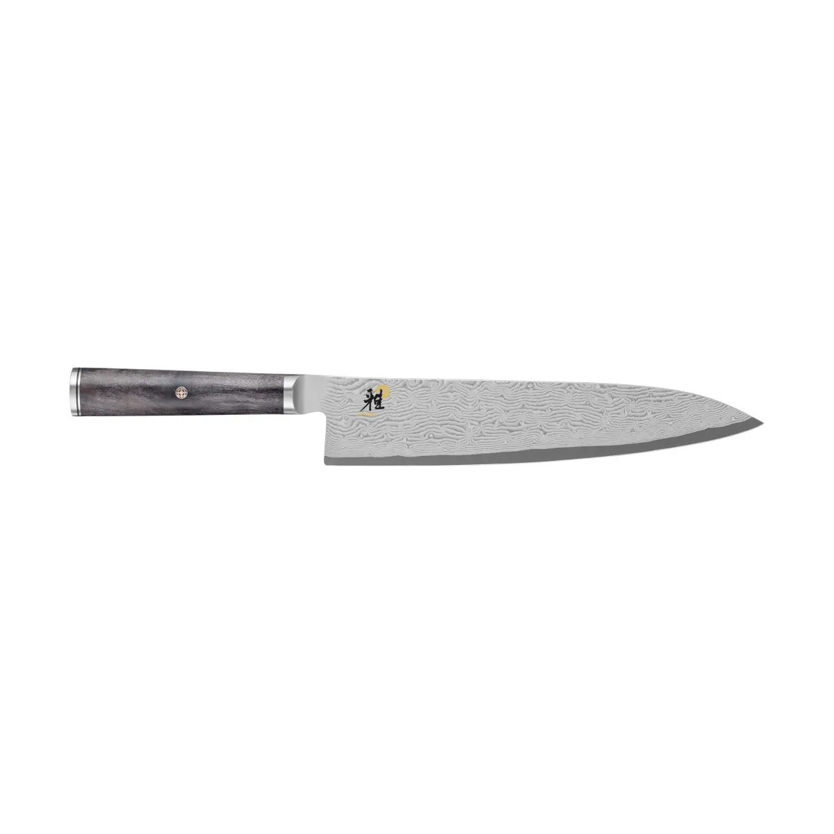 Svart 5000MCD 67 kokkekniv gyutoh 24 cm, Damaskus-svart lønn