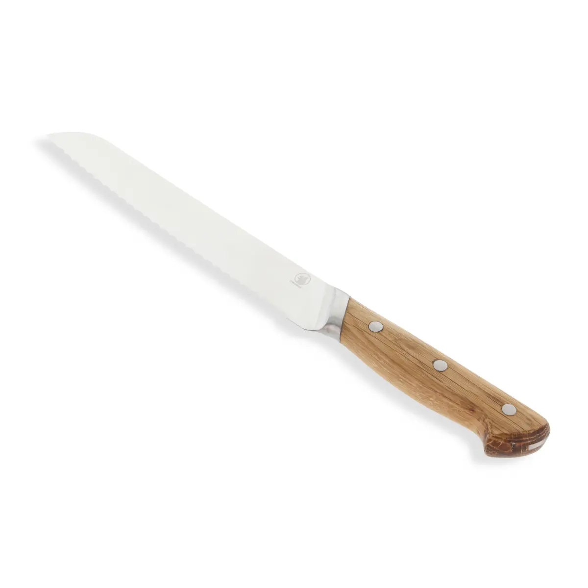 Foresta brødkniv 32,5 cm, Rustfritt stål-eik
