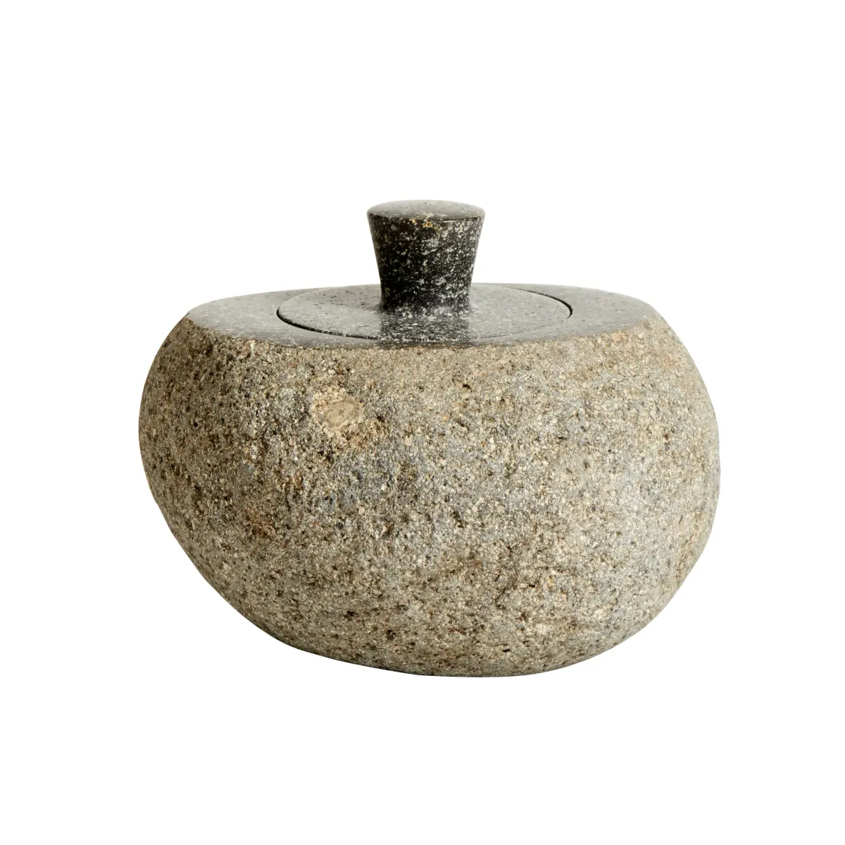 Glass med lokk Valley S, Gray-natural