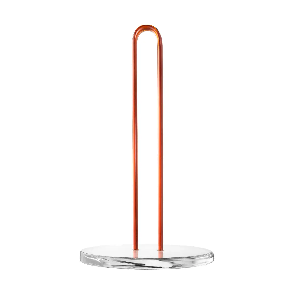 Loop kjøkkenpapirholder 26 cm, Klar-amber
