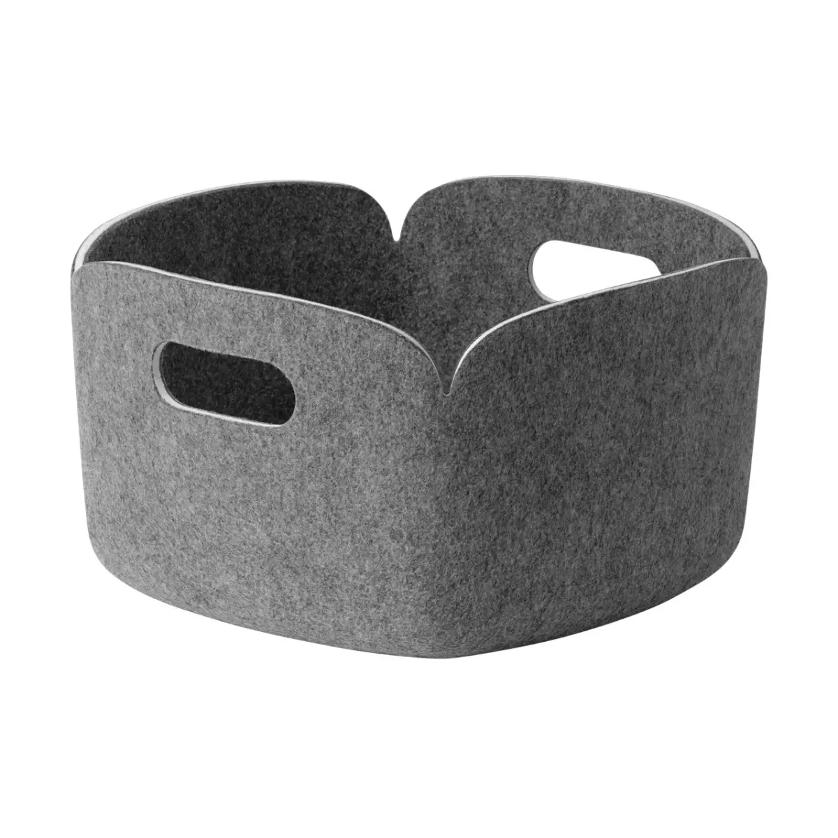 Restore oppbevaringskurv 28x28 cm, Grey mélange