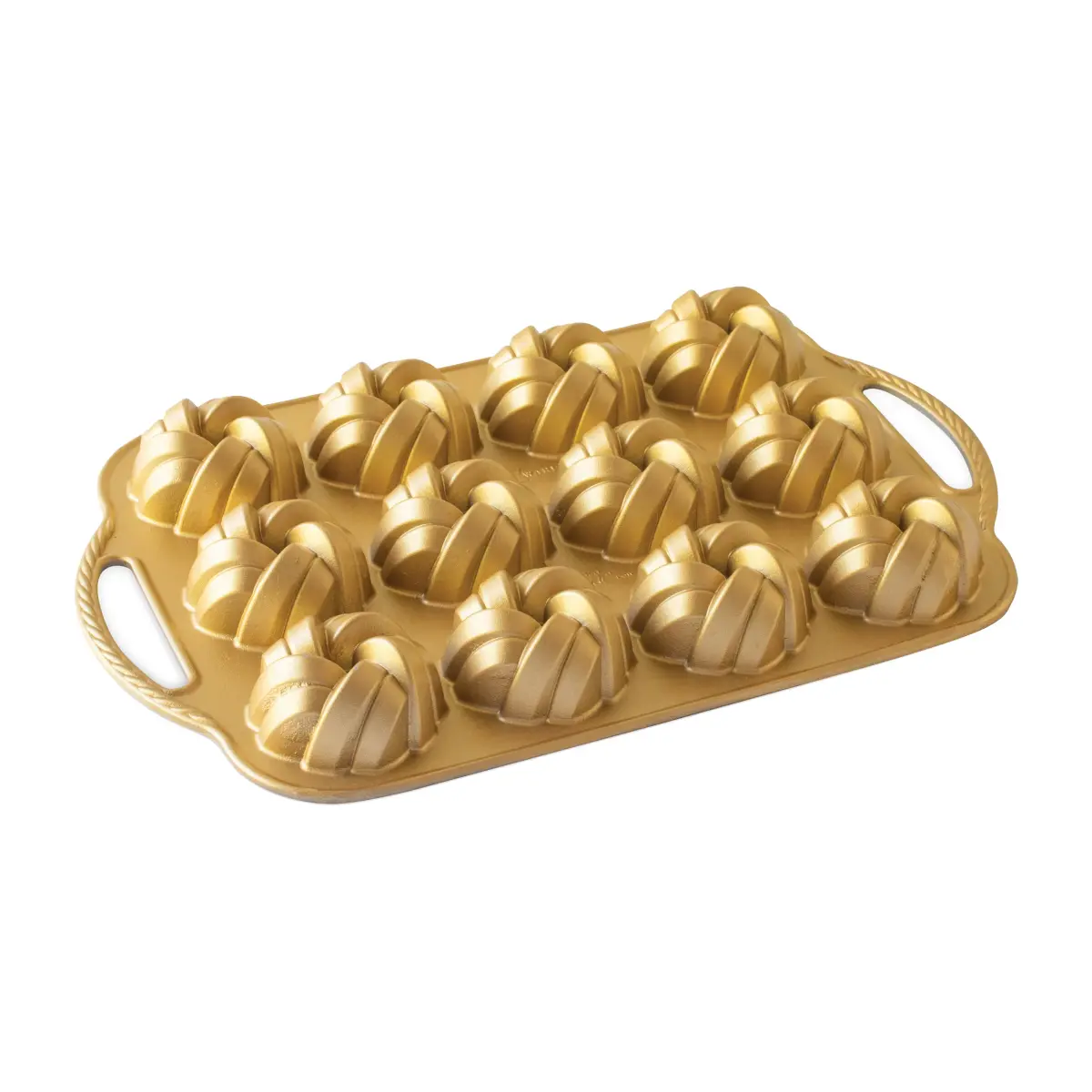 Nordic Ware 75th Anniversary Braided Bundt kakeform, 0,72 L mini