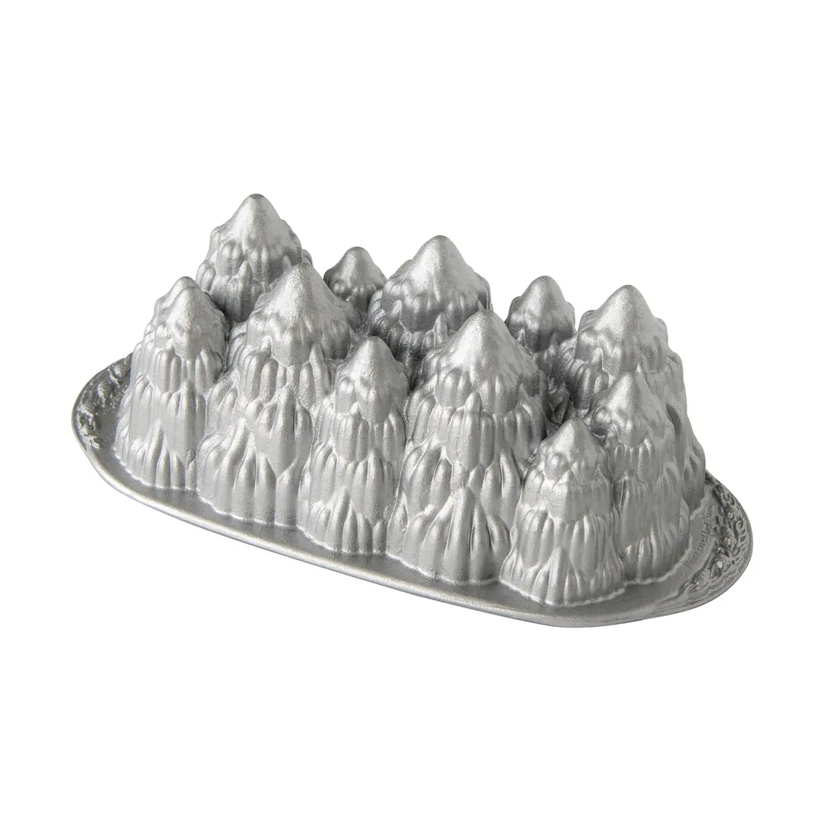 Nordic Ware Alpine forest bakeform, Sølv