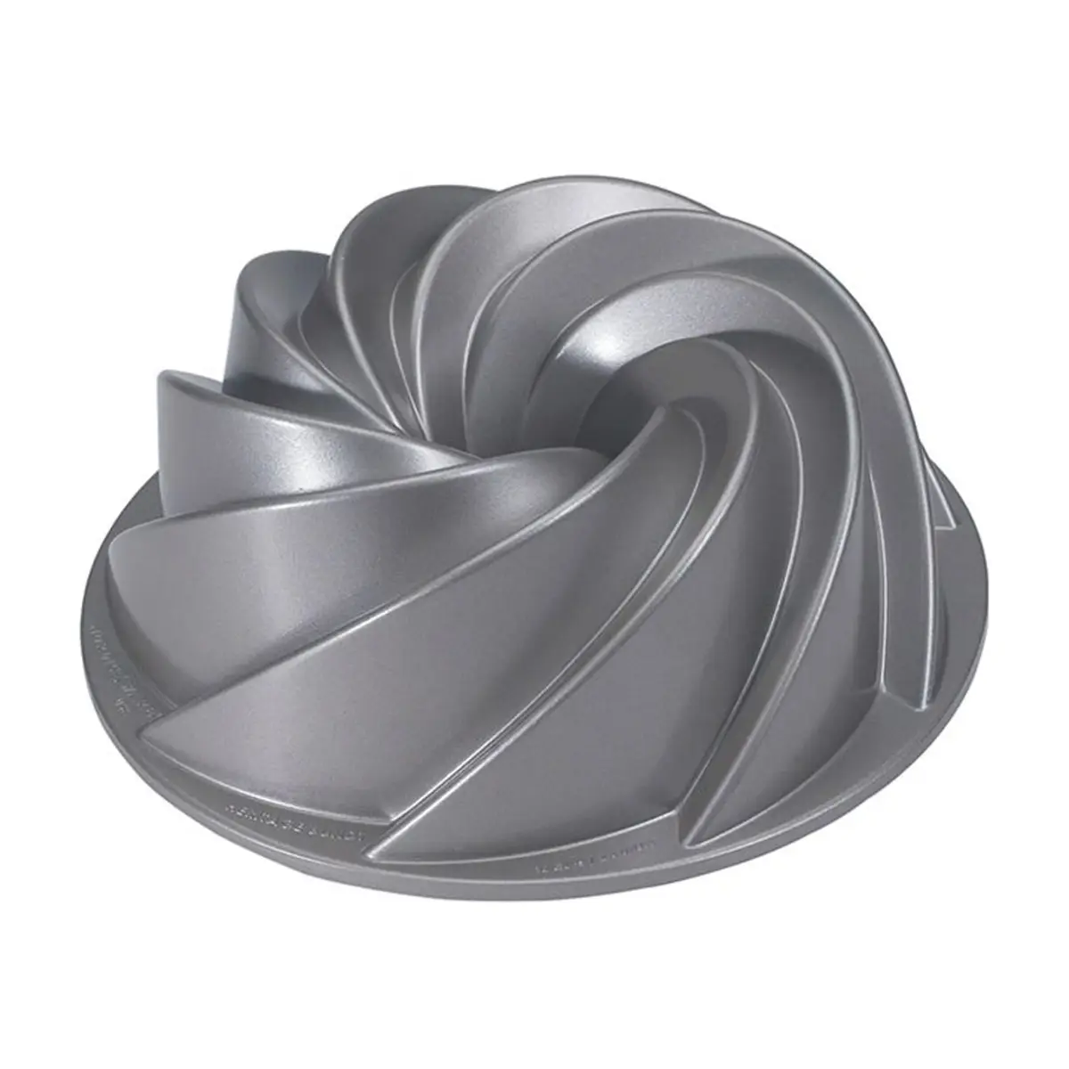 Nordic Ware Heritage Bundt kakeform sølv, 2,4 L