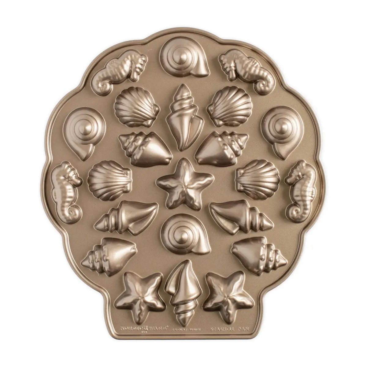 Nordic Ware sea shell cakelet bakeform, 0,4 l