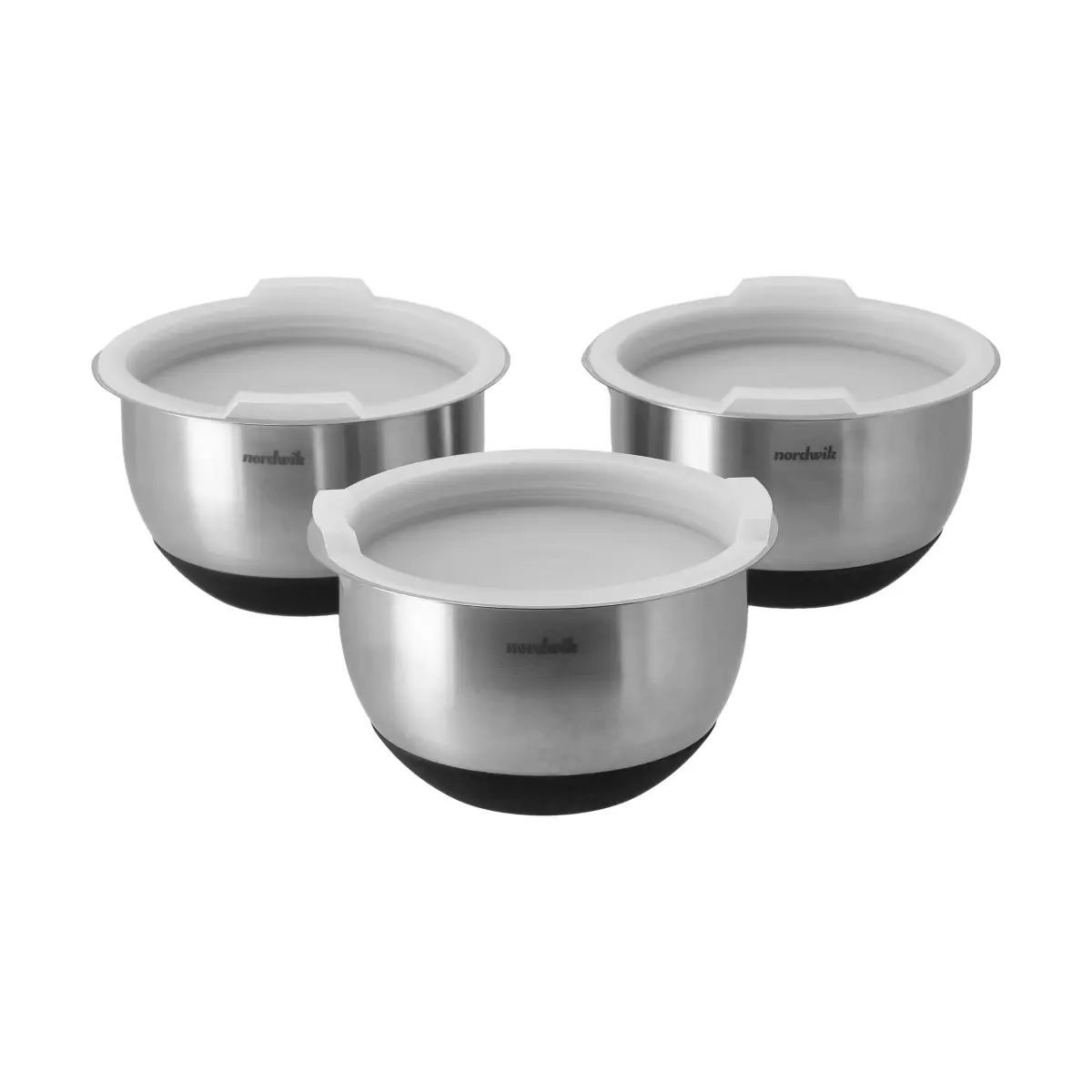 Nordwik minibolle med lokk premium, 3-pakning