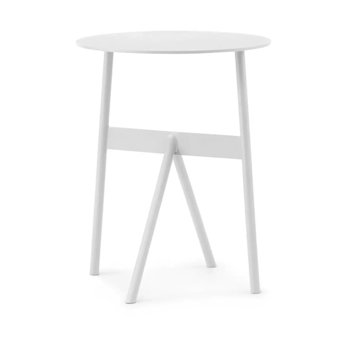 Stock Table sidebord Ø 37 cm H: 46 cm, White