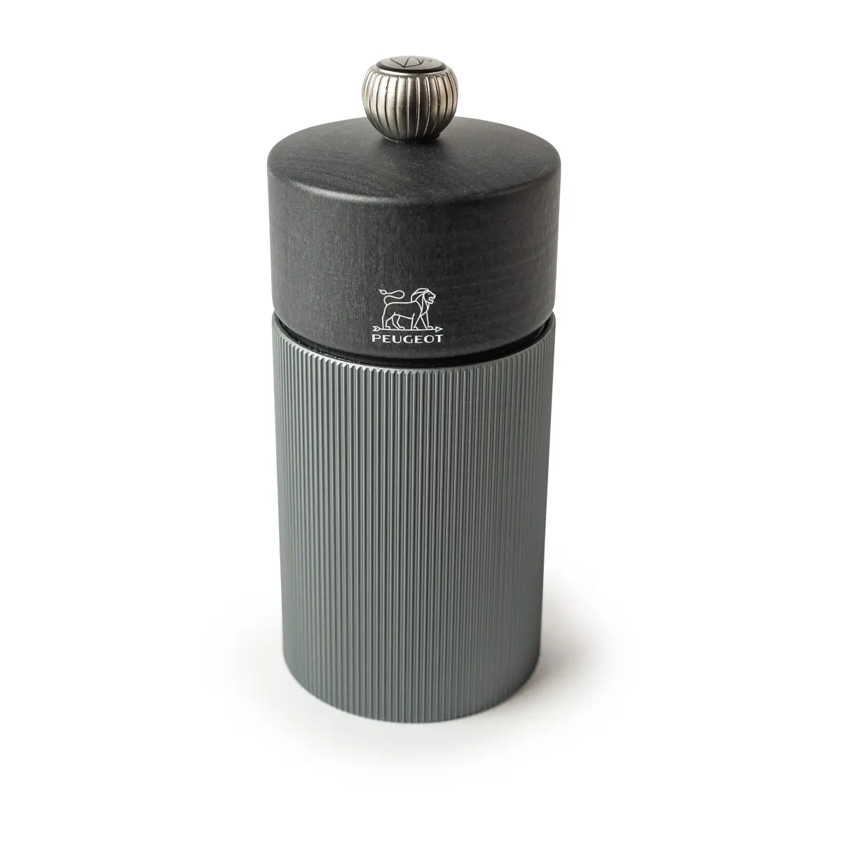 Line Dark pepperkvern 12 cm, Wood-aluminium
