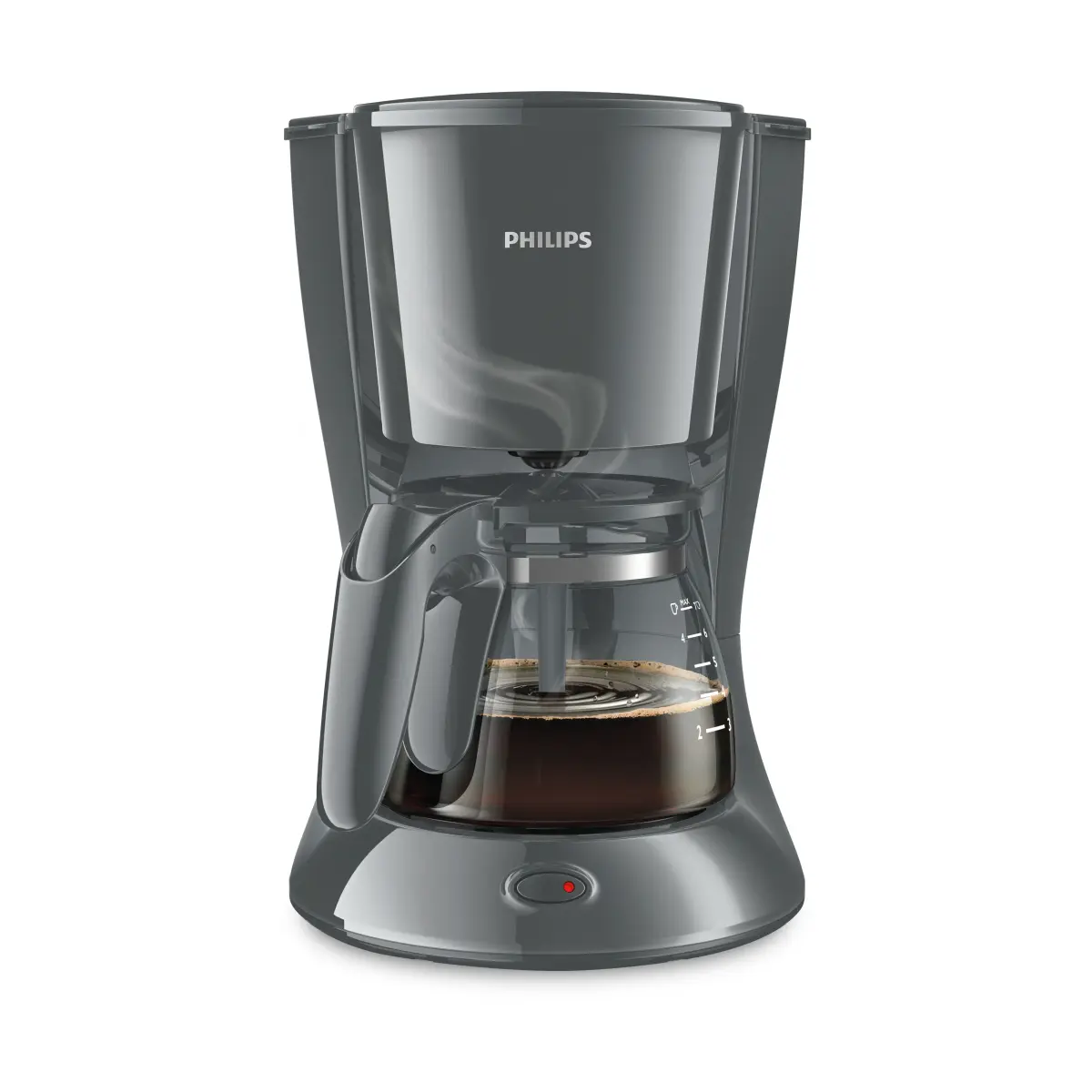 Daily kaffetrakter mini glass HD7432/10, Grey
