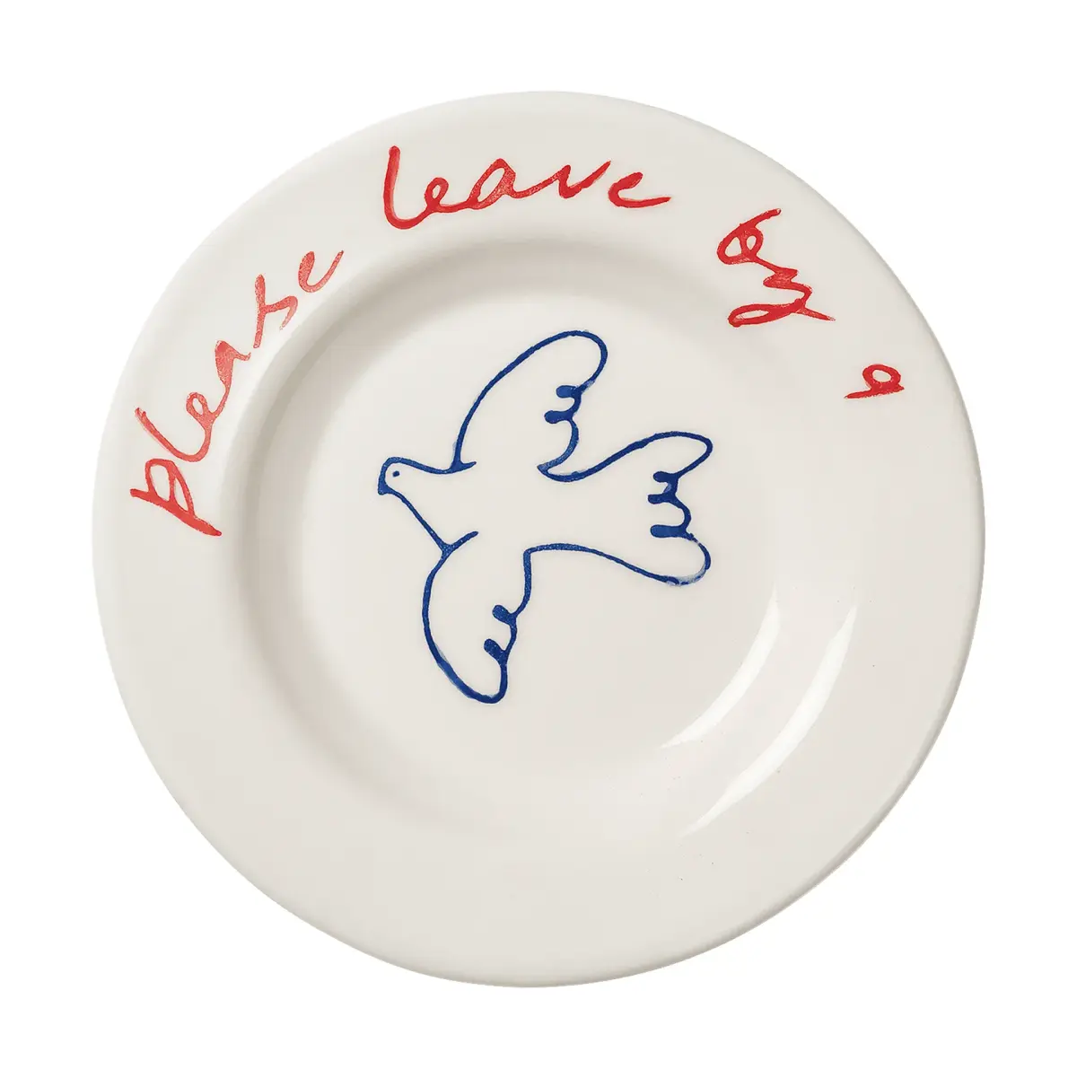 Bird tapas-tallerken, Blue, 15 cm