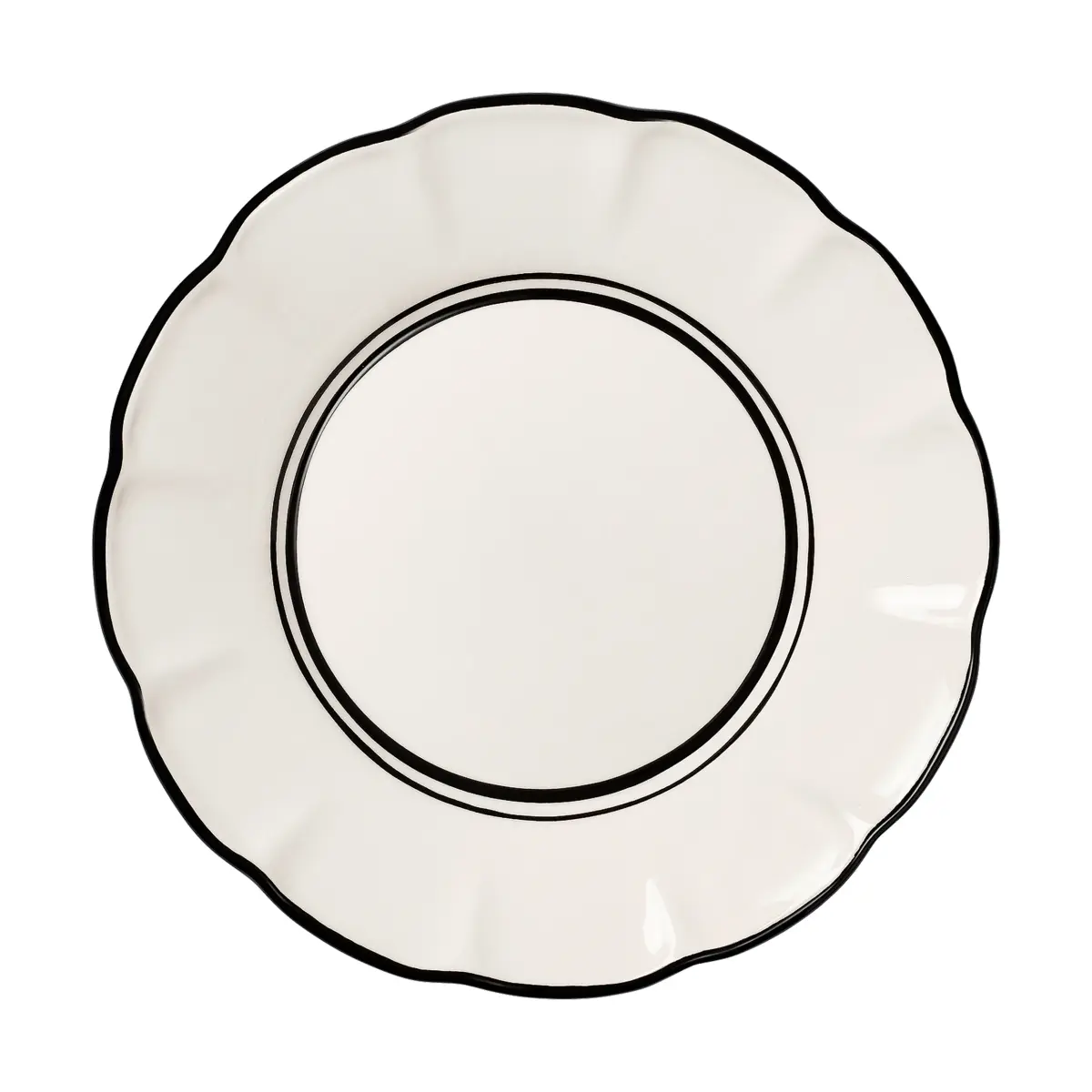 Bistro tallerken, Black, 28 cm