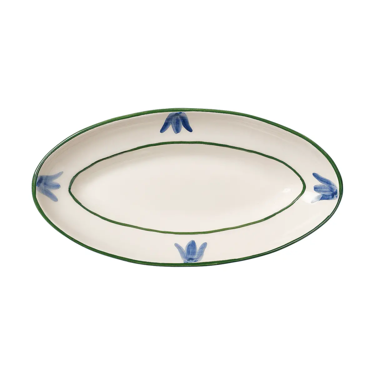 Cottage flower Blue Bell serveringsfat, Light Blue, 25,5 cm