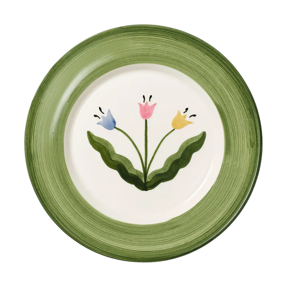 Madelen Möllard Tulip salattallerken, Green, 22 cm