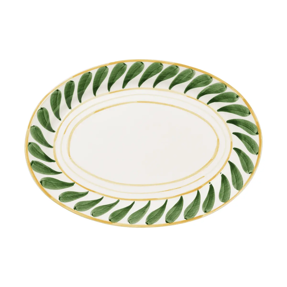 Swirl serveringsfat, Green, 32 cm